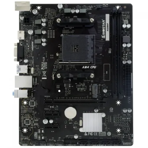 Placa Mãe AM4 A520 Biostar A520MHP DDR4 Micro-ATX M.2 NVMe