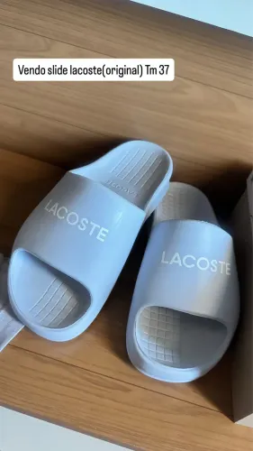 Vendo slide lacoste(original) Tm 37