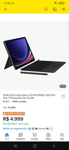 Galaxy Tab S9+ (256G)
