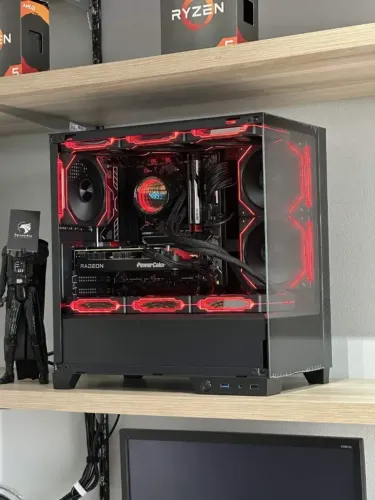 PC Gamer | Ryzen 9 7900X | B850M-K Wifi | 16GB DDR5 (2X8) | RX 9060 XT | SSD 2TB - Loja FH