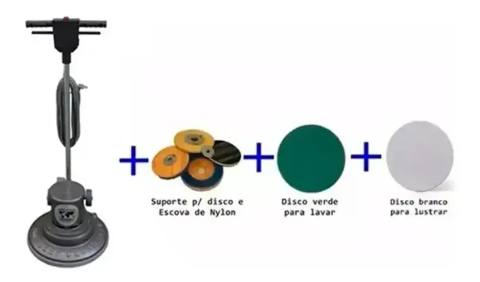 Enceradeira DC 350 PLUS Bivolt - Deep Clean + Discos 