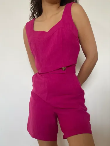 Conjunto Short e Blusa Pink P