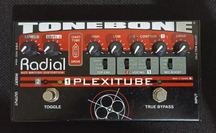 Pedal de Guitarra Radial Tonebone Plexitube - Distorção Valvulada (Marshall Plexi)