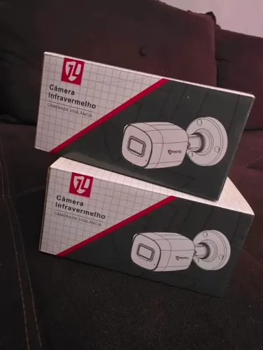 2 Câmeras de Segurança JL Protec FullHD