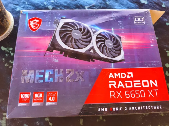 RX 6650 XT 8GB DDR6 MSI