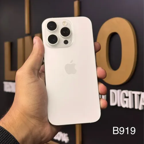 LOJA FÍSICA. IPHONE 16 PRO 256GB BRANCO | BATERIA EM 92% | RETIRE NA HORA