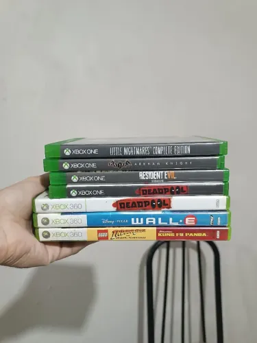 Lote de 8 jogos de Xbox 360 e One