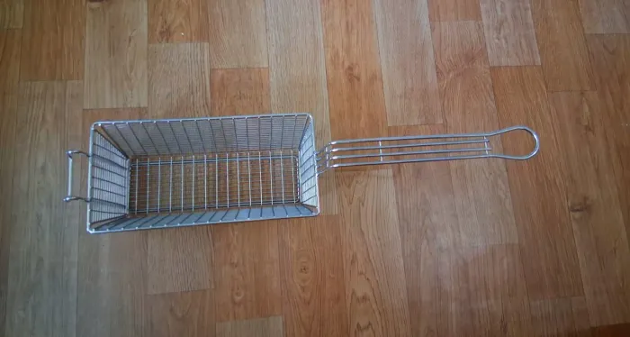 Cesto para fritura retangular industrial novo