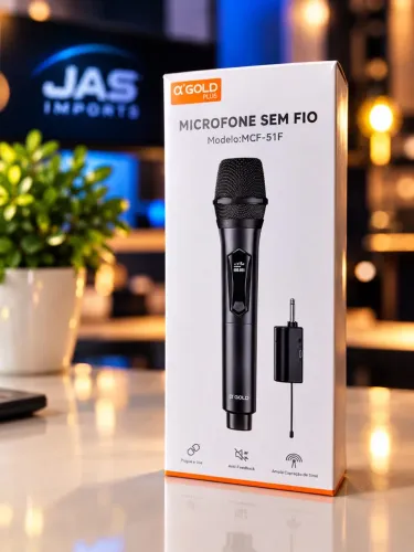Microfone Gold  PRODUTO NOVO E LACRADO 