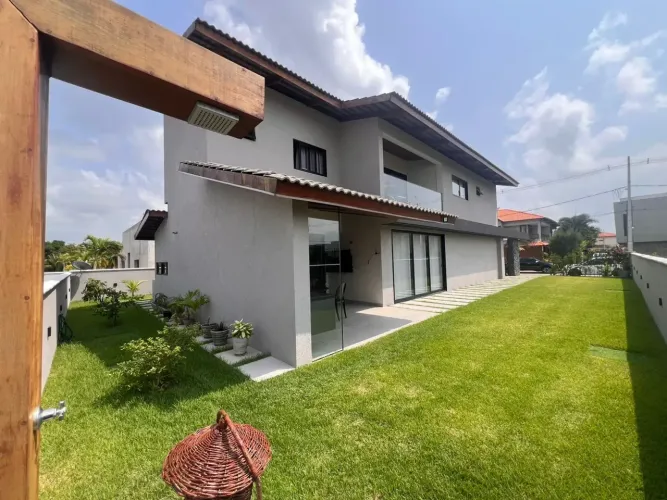 ALUGO BELÍSSIMA CASA MOBILIADA NO CONDOMINIO ALAMOANA JACARÉ