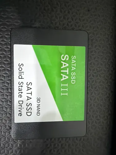 Ssd 256gb - zerado 1 hora de uso