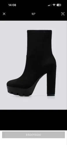 Bota cano curto 
