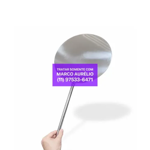 Pá de Pizza 35 CM Grande Em Aço Inox Pantheon - R$ 100 Unidade