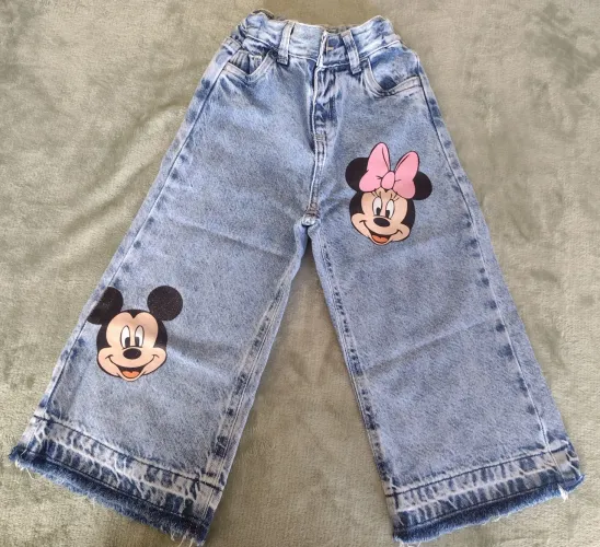 Calça jeans infantil menina