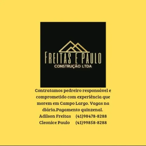 Contrata-se Pedreiro