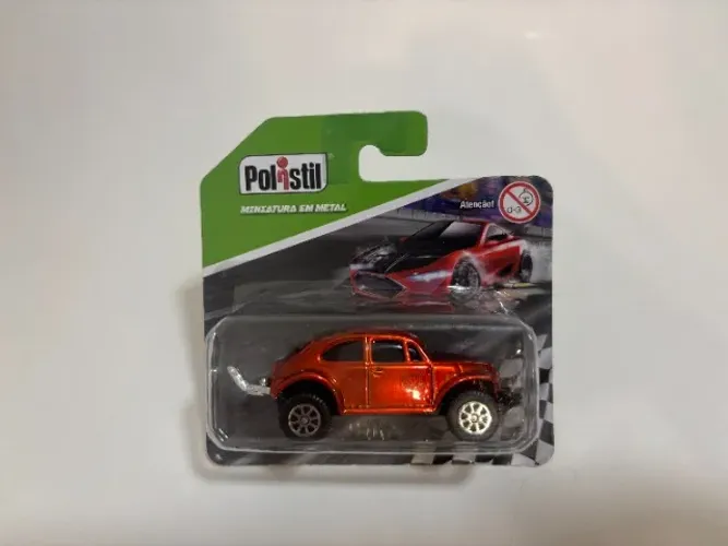 Volkswagen Fusca Baja - Diecast 1/64 - Polistil - Carrinho Miniatura Colecionável