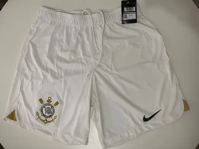 Calção Nike Shorts Bermuda Corinthians Torcedor Pro 22 / 23 Tamanho XL Oficial