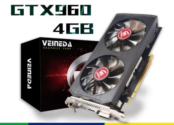 Placa de Vídeo NVidia GeForce GTX 960 4gb GDDR5 128bits HDMI, DVI, DisplayPort