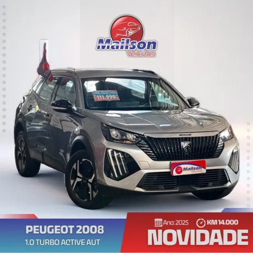Peugeot 2008 Active 1.0 Turbo Flex 5P Aut. 2025