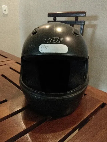 Capacete EBF Preto Tamanho 56