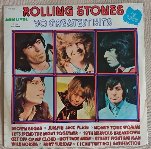 LP Vinil Rolling Stones 30 Sucessos 1978