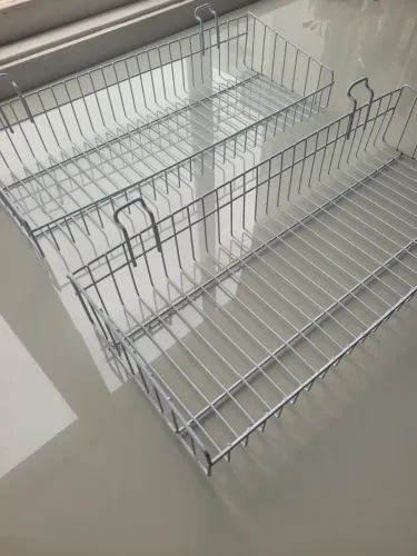 Cesto aramado branco