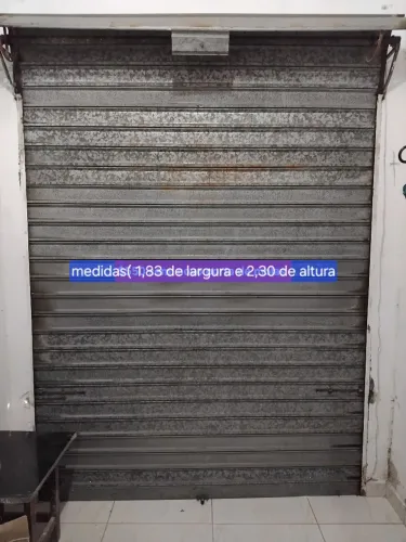 Portão de molas galvanizado semi novo