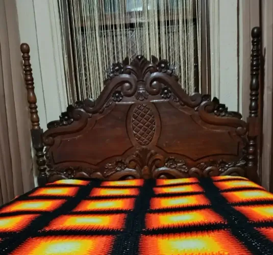 Cabeceira de cama Imbuia