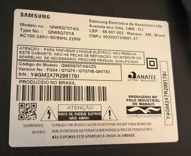 TV Smart Samsung QLED 65?