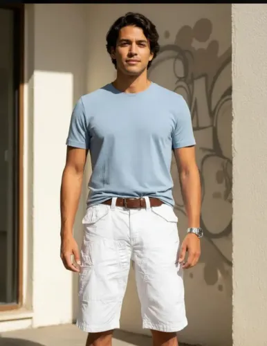 Bermuda Masculina Denim Berian Cult Estilosa 42