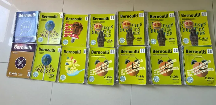 livros bernoulli coleção completa 2º série 