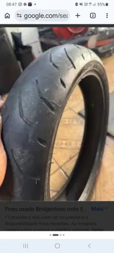 Vendo pneu top de 600 marca pireli mas serve para CB 300 