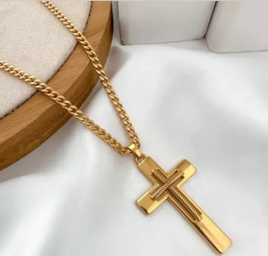 Cordão masculino semi joias
