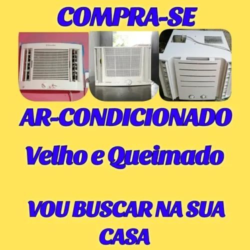 Ar-condicionado sem gás e ou velho
