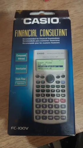 Calculadora financeira Casio FC 100V