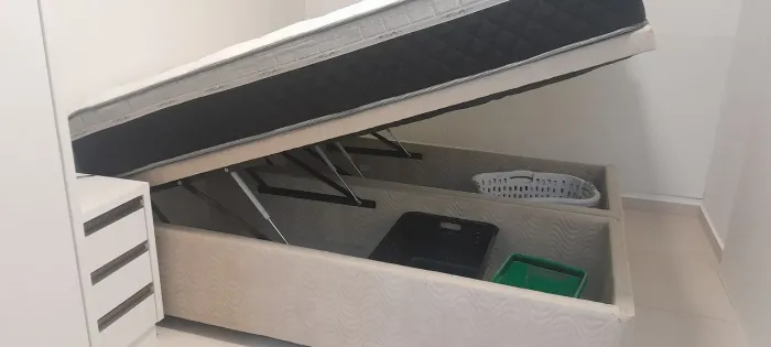 Cama box colchão magnético 