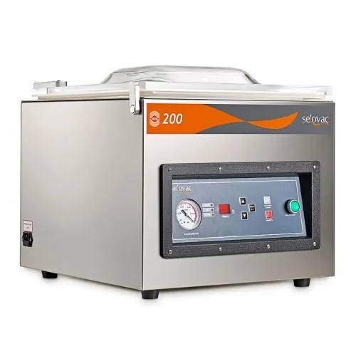 Seladora a Vácuo Selovac Câmara Simples 200II - Câmara Simples Profissional em Aço Inox