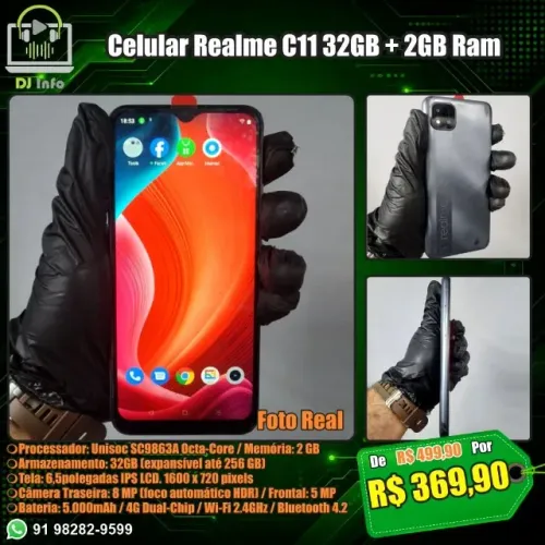 Celular Realme C11 32GB + 2GB Ram