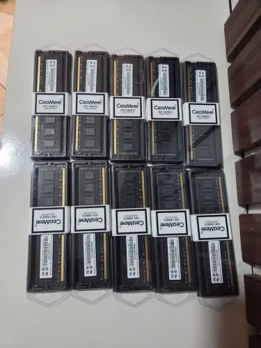 Kit com 10 memórias RAM CeaMere DDR3 de 8GB cada