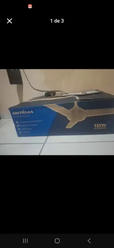 Ventilador de Teto novo 