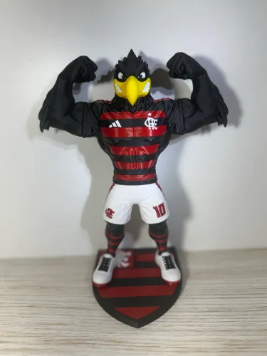 Mascote do Flamengo - URUBU - 3D Multipartes 25x20 cm