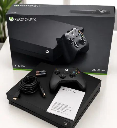 Xbox One X 1tb completo