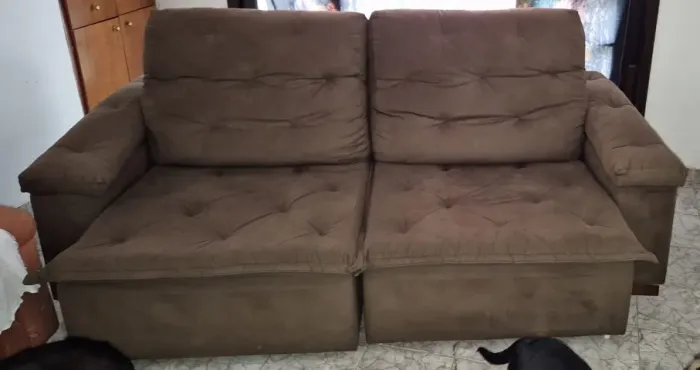Sofá reclinável