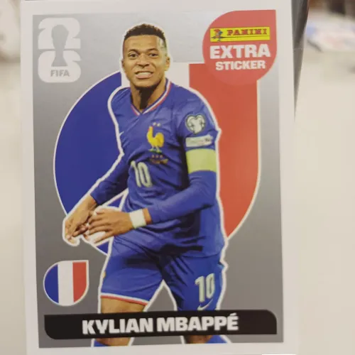 Figurinha Copa 2026 Mbappé prata