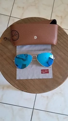 Óculos Ray-Ban POLARIZADO aviador vintage retrô (SEM USO)