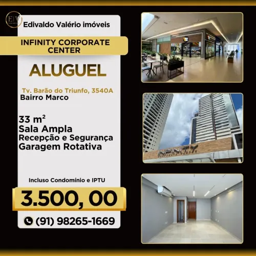 Aluguel de sala comercial infinity Corporate