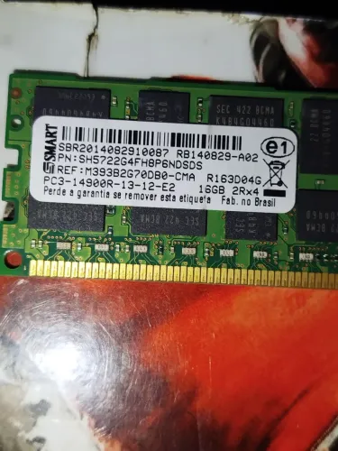 Memória RAM DDR3 ECC 16 GB Smart 14900R 1866 mhz