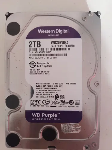 HD 2 TB WESTERN DIGITAL