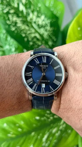 TISSOT CARSON AUTOMÁTICO BLUE DIAL NOVO/SEM USO