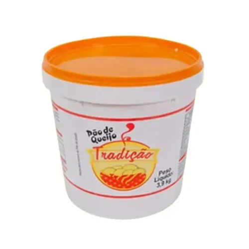 BALDE PLASTICO de 3.9L COM TAMPA (vazio)